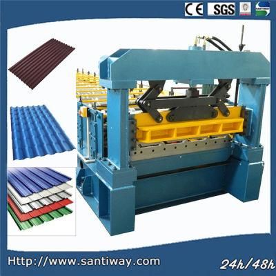 Steel Tile Cold Roll Forming Machine for Export