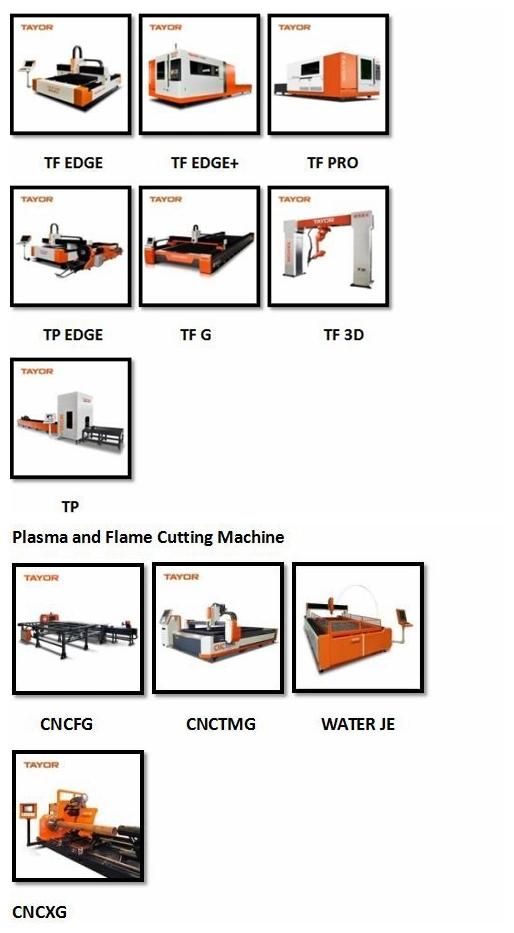 200A 300A 400A CNC Plasma Gantry Type High Precise Flame Cutter Cutting Machine for Steel