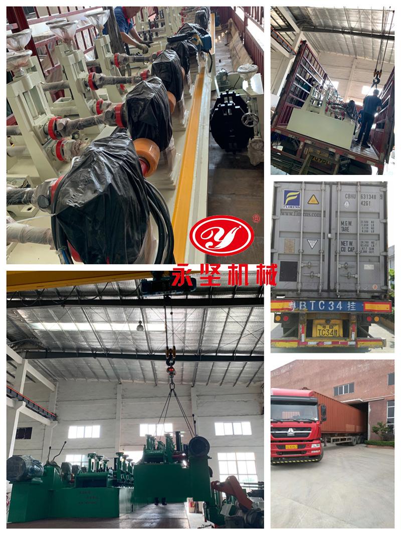 Foshan Yongjian Steel Iron Square Pipe Polishing Machinery Aluminum/Iron Round Pipe Polishing Machinery