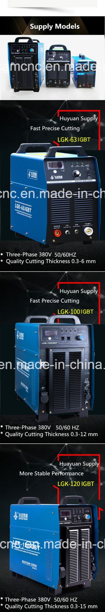 China Rust-Proof Machine Body CNC Plasma Cut Cutter Cutting Machine 0-30mm Carbon Metal Steel