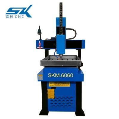 Mini 6060 CNC Router Carving Machine for Aluminum Mold Stainless Steel Metal Carving Machinery