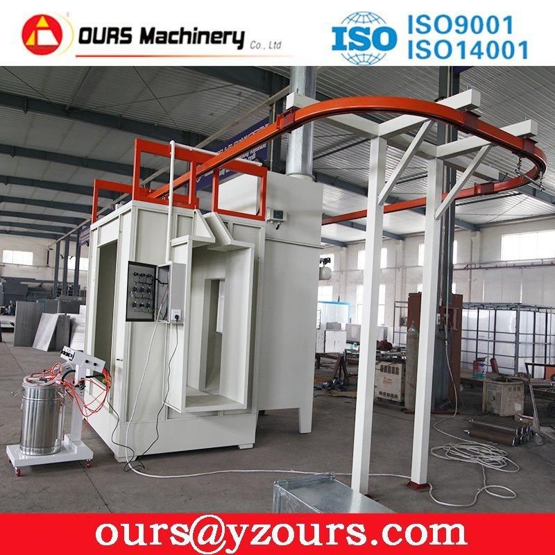 Complete Powder Coating Line with Manual Powder Coating Gun