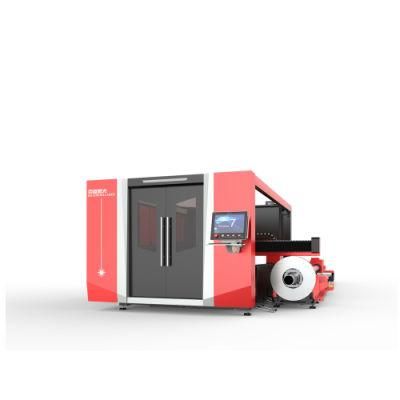 Top Quality Environmentally Friendly Enclosed Sheet Laser Cut Steel Pipe Machine with Shuttle Table