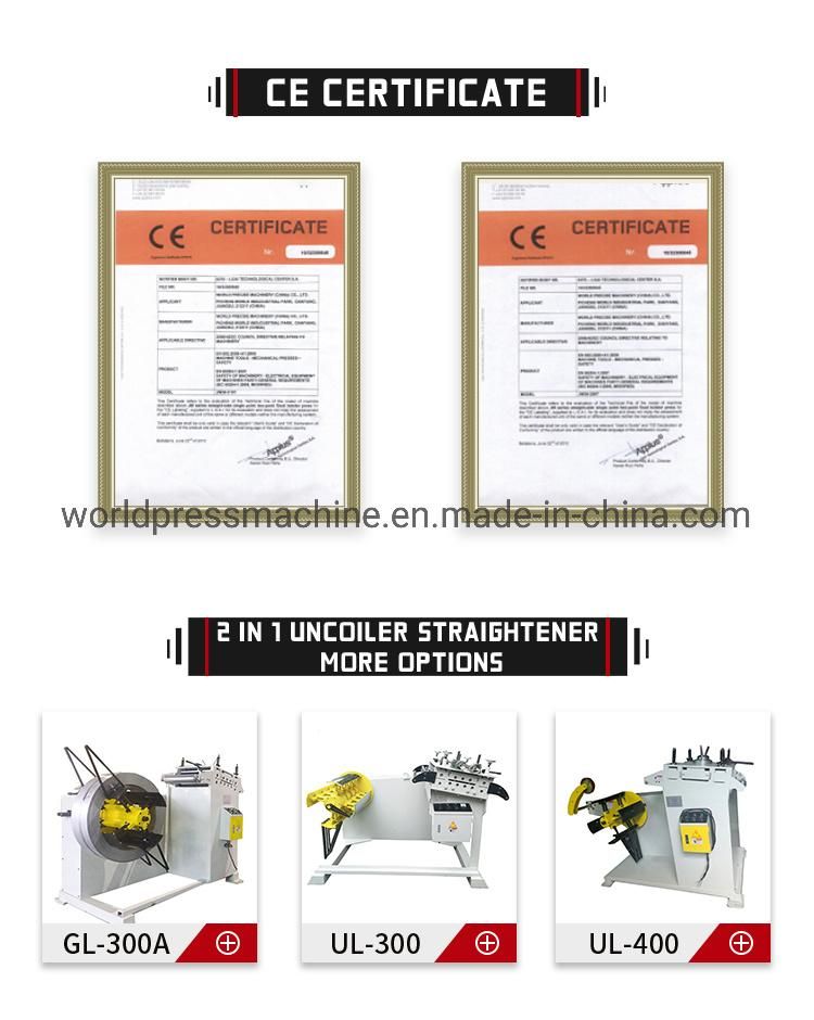 Monthly Deals Sheet Metal Coil Decoiler Straightener for Automatic Press Line