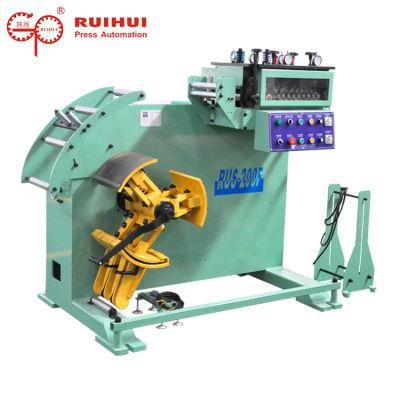 Uncoiler and Straightener Machine Is Used on The Roller Seat Lifting Design (RUS-200F)