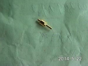 Precision Milling Gold Plated Spare Part for Automobile