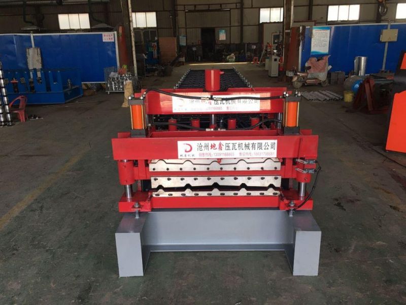 Double Layer Glazed Corrugated Roof Tile Forming Machine