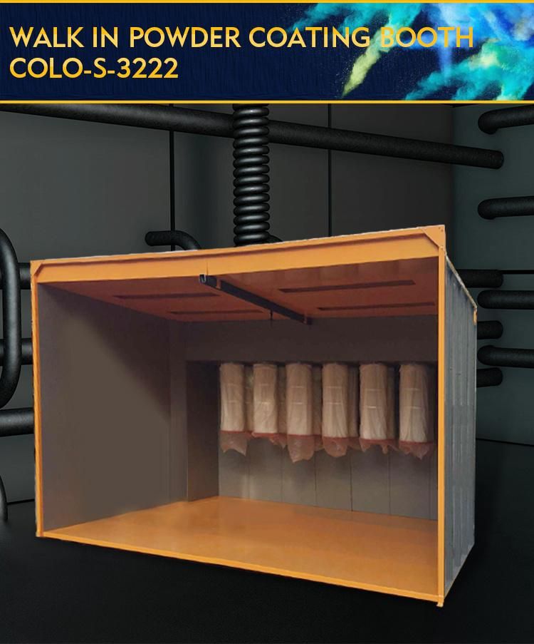 Walk-in Type Powder Coating Booth (colo-S3512)