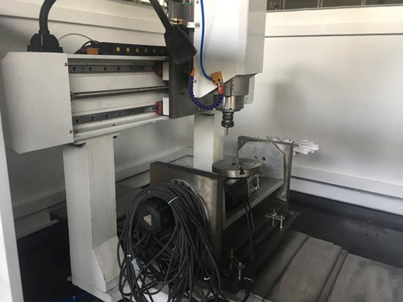 Hot Sale 6060 5 Axis CNC Milling Machine 3D Metal CNC Router with Auto Tool Changer