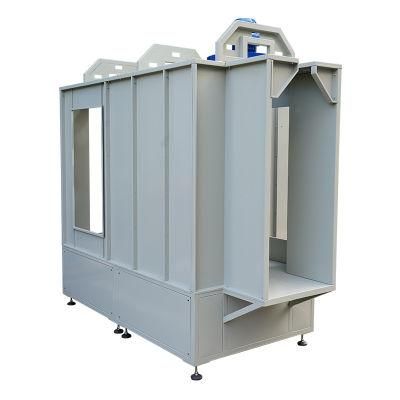 Manual Powder Coating Spray Booth with Cyclone Recycling