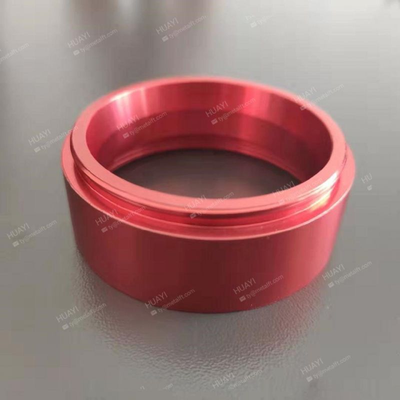 OEM High Precision Custom Hollow Red CNC Machining Turning Parts