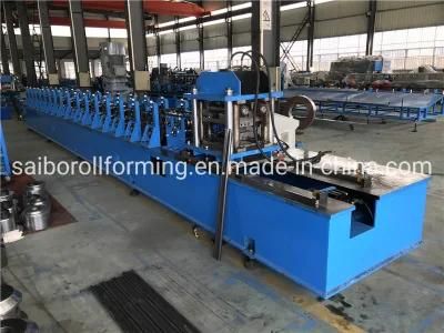 Galvanized Steel Sigma Purlin Roll Forming Machine with 3t Hydraulic Decoiler