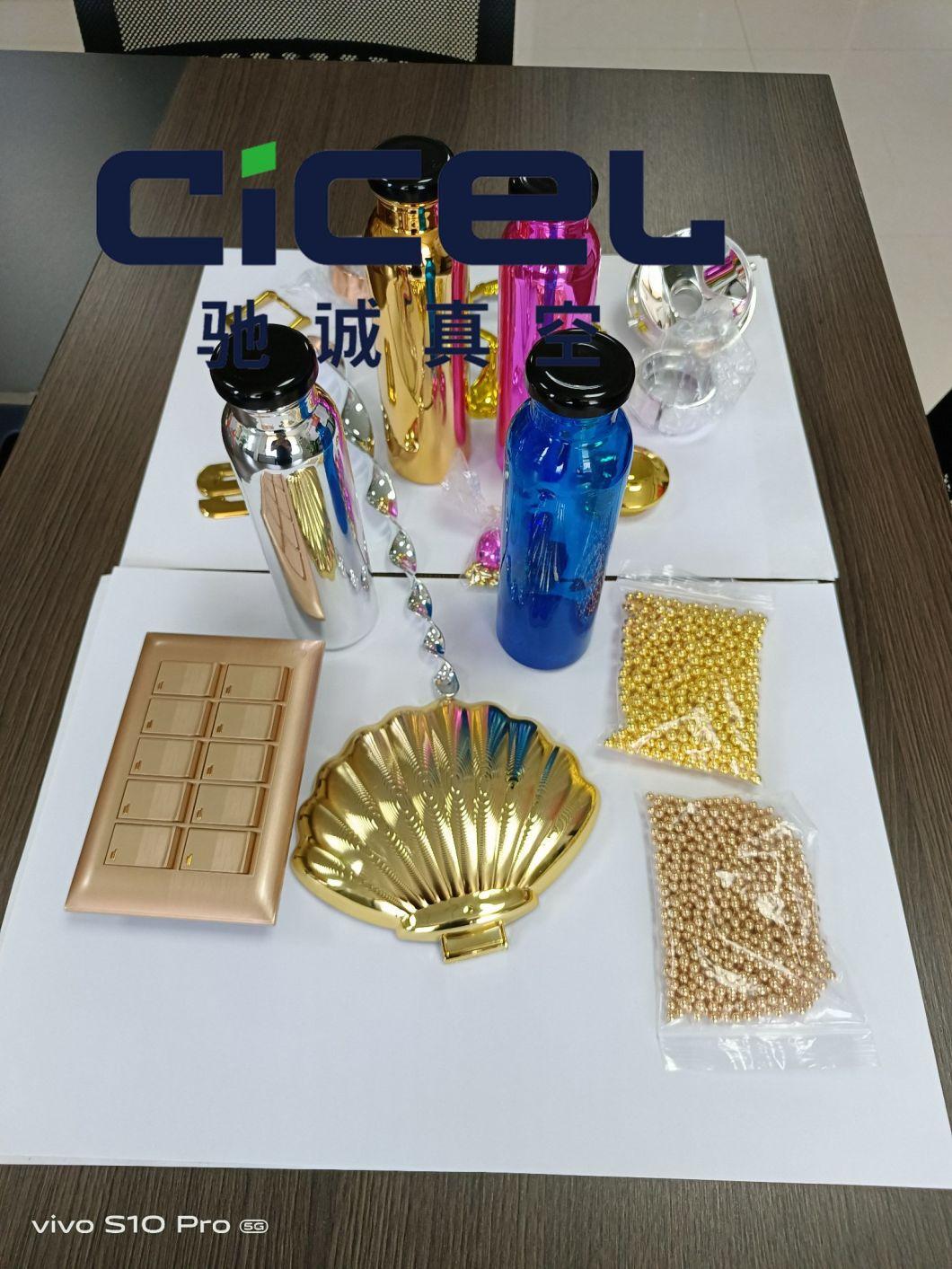 Cicel Cczk-EL Plastic Products PVD Gold Metalizing Machine Plant