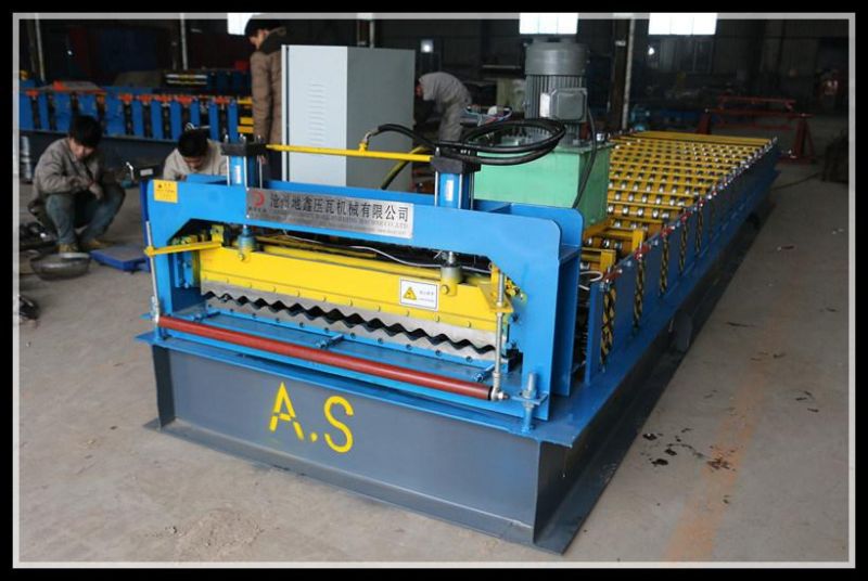 Automatic Colored Roofing Tiles Cold Roll Forming Machine