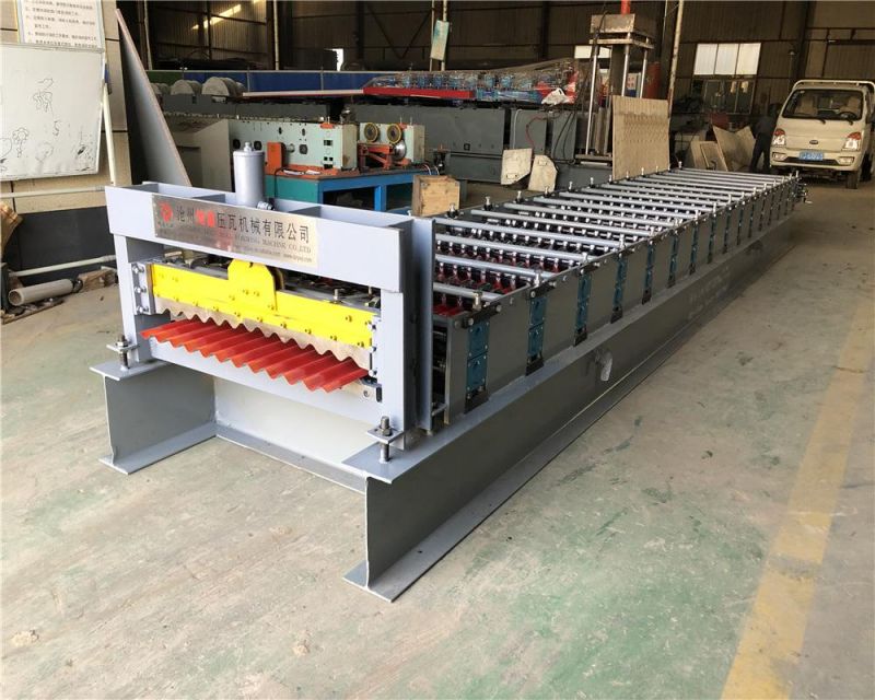 Color Steel Tile Corrugated Sheet Roll Forming Machine