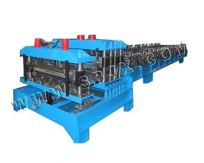 Double Press Mold Steel Tile Forming Machine (high speed)