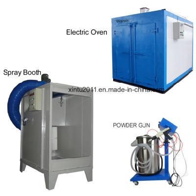 Manual Powder Coating Equipment System of Powder Coating Booth with Gun and Oven
