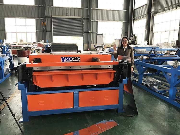 China HVAC Square Production Auto Line 3 Air Duct Making Machine