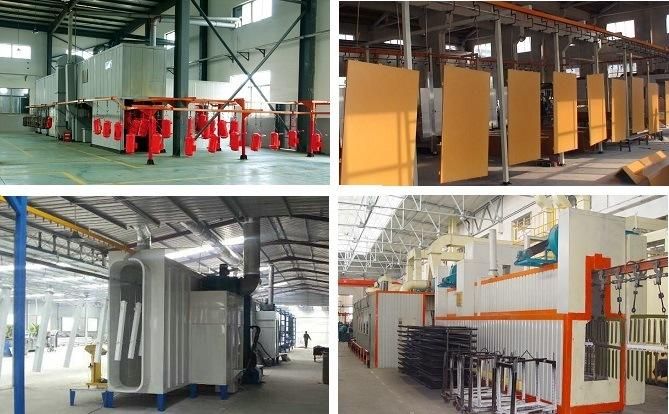 Plastic Powder Coating Spray Booth with Mono Cyclone Recovery System