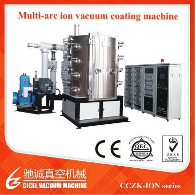 Golden, Rose Gold, Black, Blue, Rainbow Color Film Plating System/PVD Coating Line/Metallzing Coat Machine