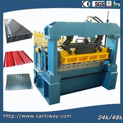 Corrugated and Ibr Metal Roof Panel Cold Roll Forming Machine