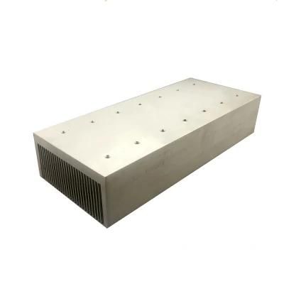 High Power Dense Fin Aluminum Heat Sink for Inverter and Welding Equipment and Electronics and Power and Apf and Svg
