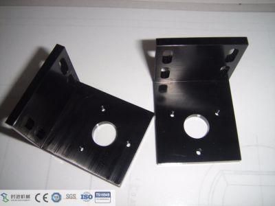Laser Printer Accessories CNC Machining Parts with Aluminum Black Anodic Oxidation