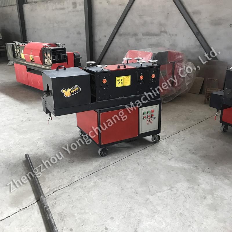 Scaffolding Steel Pipe Straightening and Rust Removing Machine
