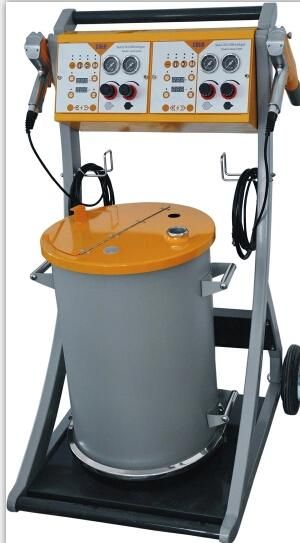 Double Control Unit Manual Electrostatic Powder Coating Equipment