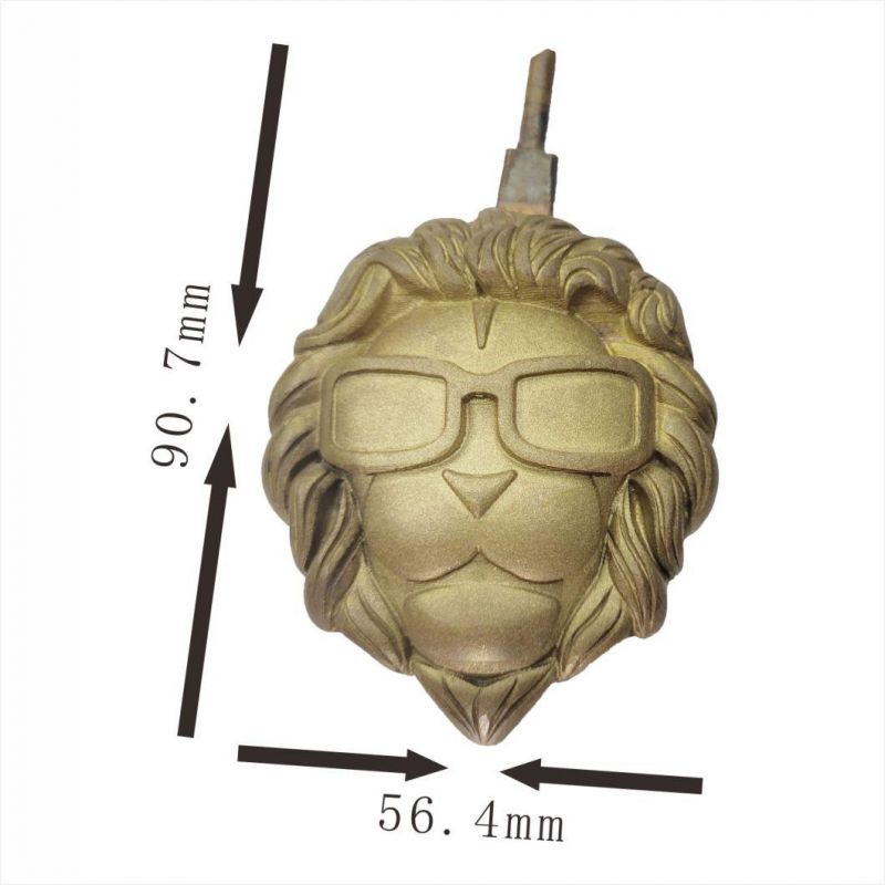 Decorative Funeral Tombs Accessories Brass Die Casting Part Religion Series