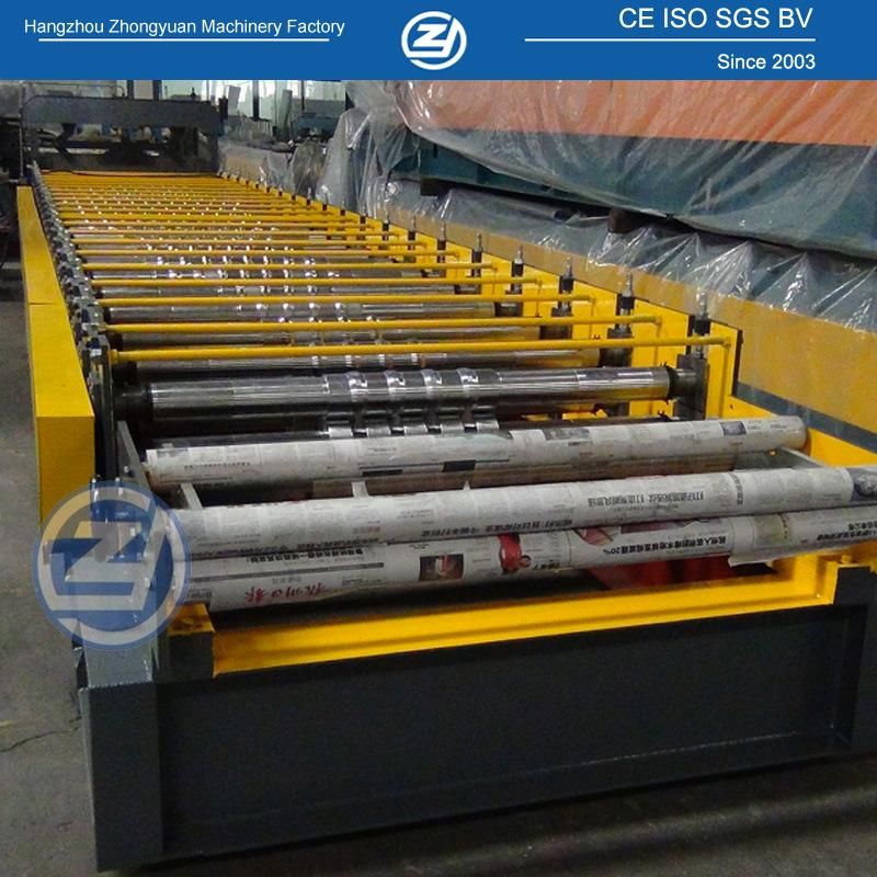 Hc45 Color Steel Metal Roof Sheet Roll Forming Machine/Metal Roofing Wall Panel Machine/Corrugated Roofing Tile Roll Forming Factory Price