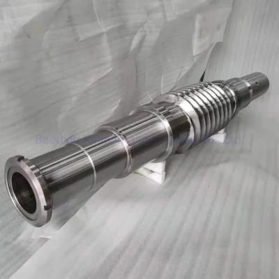 Precision Accuracy Custom Steel Spline Shaft Worm Wheel Gear Shaft