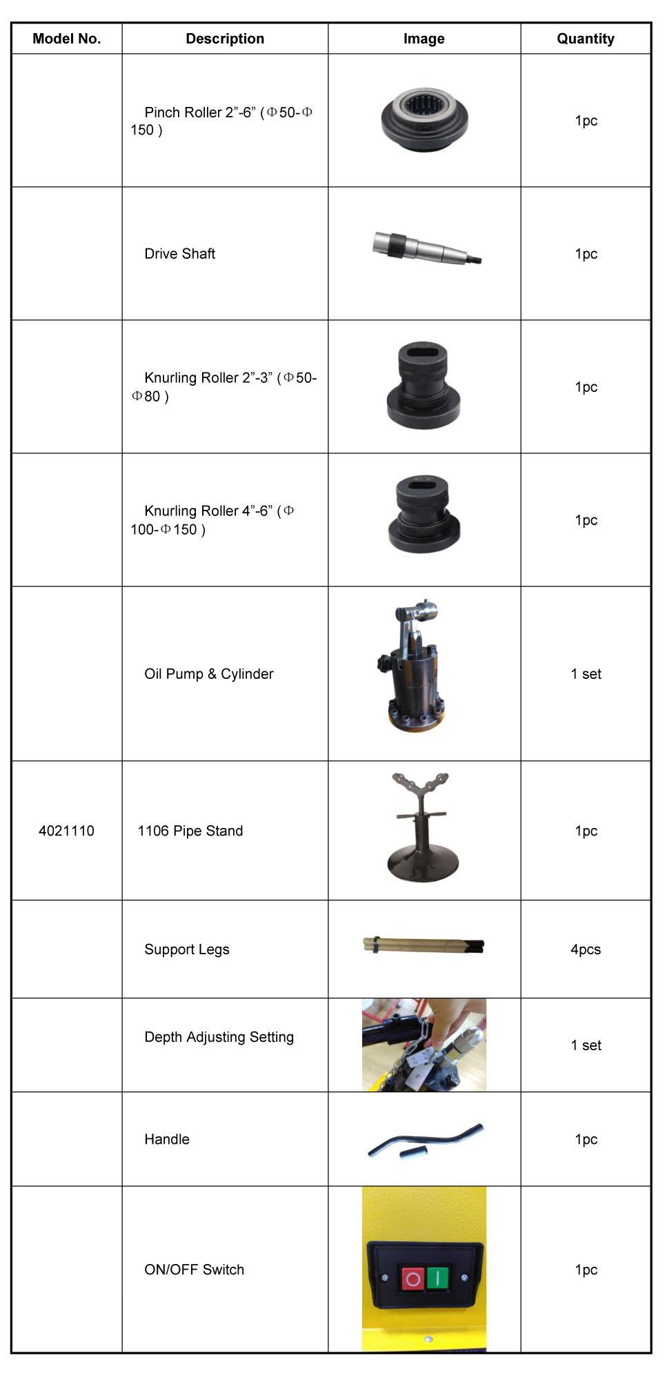 Automatic Pipe Groove Cutting Machine with 6′′ Grooving Capacity (YG6D-A2)