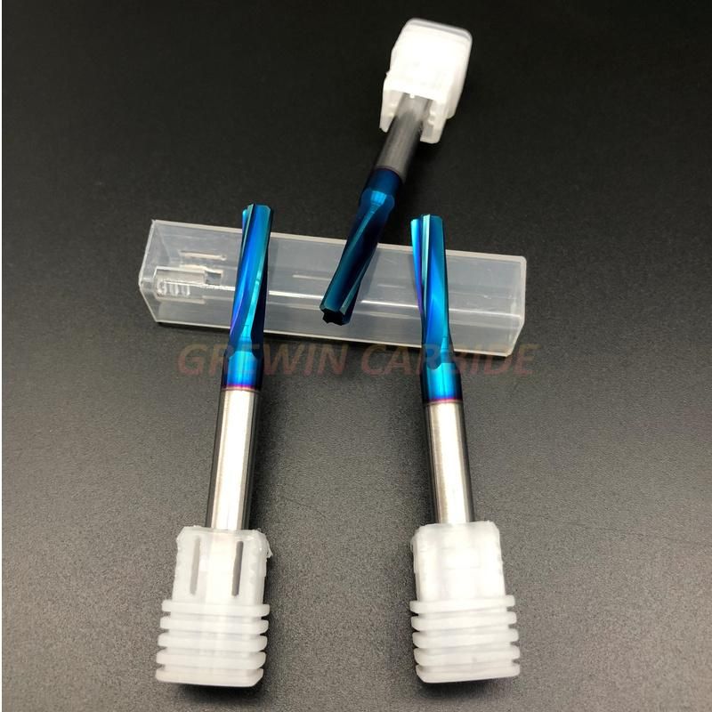 Gw Carbide - High Quality Solid Carbide Straight Shank Spiral Flute Reamer Solid Carbide Reamer with HRC 55