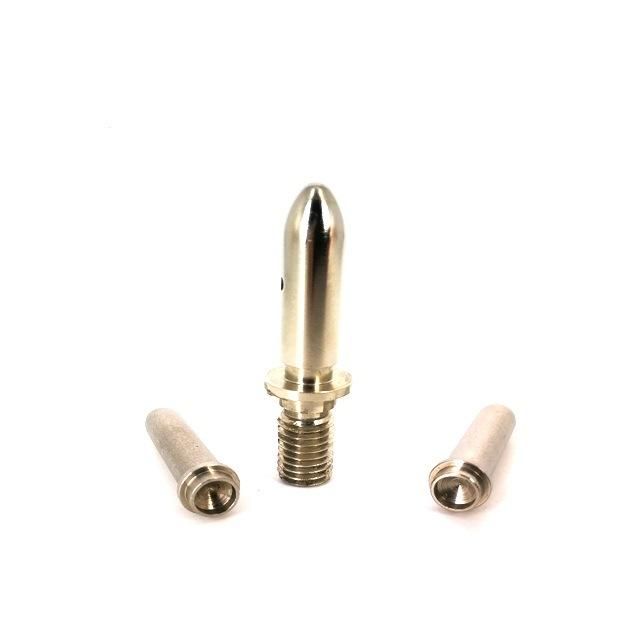 Sharp Round Head CNC Processing Stainless Steel Parts Threaded Connection Handle Special Shaped Screw Factory Custom Production