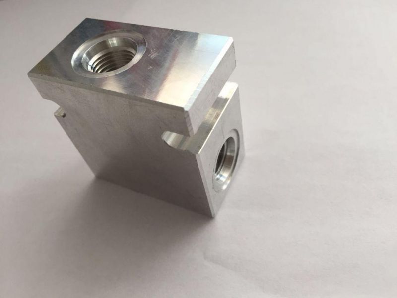 Aluminum CNC Machining SAE6 Standard Manifold Block