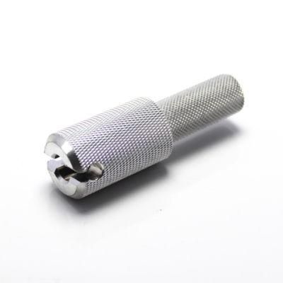 Custom CNC Machining Aluminum Knurled Thumb Screw Volume Tone Control Knob
