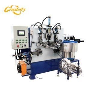 High Speed Industrial Computer Automatic Hydraulic Bucket Handle Making Machine