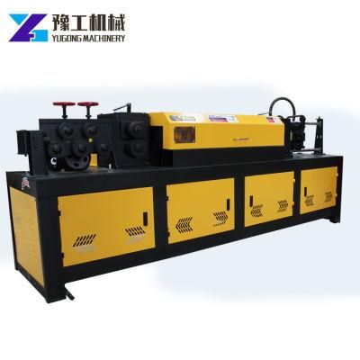 China Steel Wire Straightening and Cutting Machine Square Scrap Bar Straightener