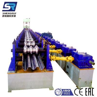 Road Construction Crash Barrier Galvanized Iron Sheet Highway Guardrail Roll Forming Machine for Traffic Safety