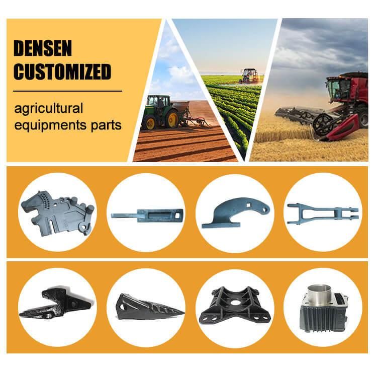 Densen Customized Precision Investment Casting Parts, Sand Casting for Construction Part, Agriculture Machinery Casting CNC Parts