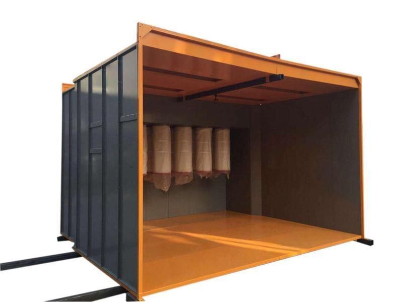 Walk-in Powder Coating Spray Booth for Big Heavy Metal Parts