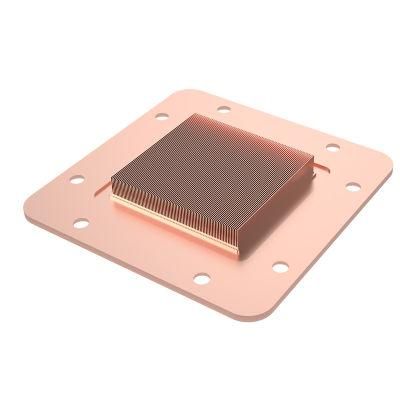 Copper Skived Fin Heat Sink for Electronics and Svg and Apf and Power