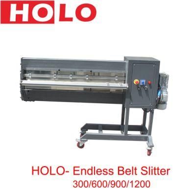 Holo Easily Belt Cutting Machine for PU PVC Pvk etc