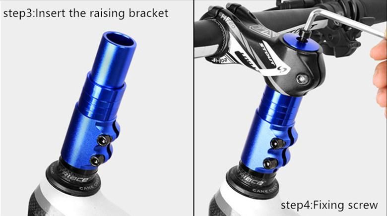 CNC Machining Bicycle Accessories Modified Parts Handle Raising Bracket