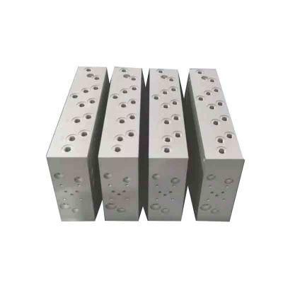 Custom Made Precision CNC Machining Steel Manifold Block Hydraulic Valve Body Valve Hydraulic Manifold Block