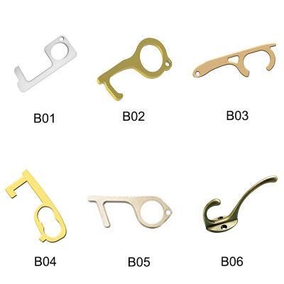 China Portable Custom Precision No Touch Keychain with Door Handle