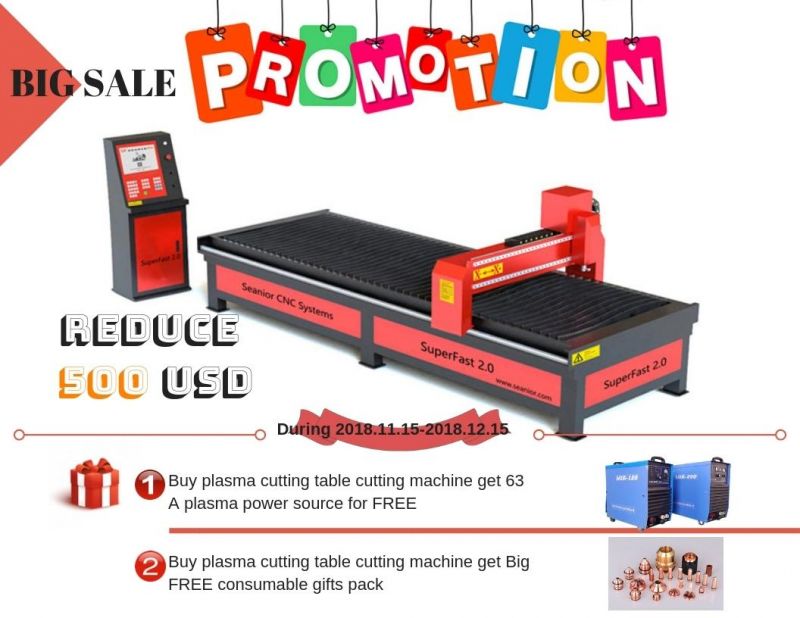 Bargain Industrial CNC Plasma Cutter Cutting Machine Table