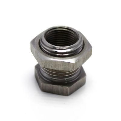 OEM CNC Machining 304 Stainless Steel Turning Hexagon Bolt Nuts Fastener