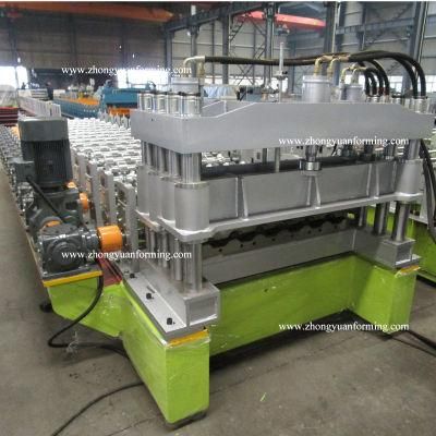 Factory Lifetime Service! Mitsubishi PLC Metrocopo Roof Tile Roll Forming Machine with ISO9001/Ce/SGS/Soncap